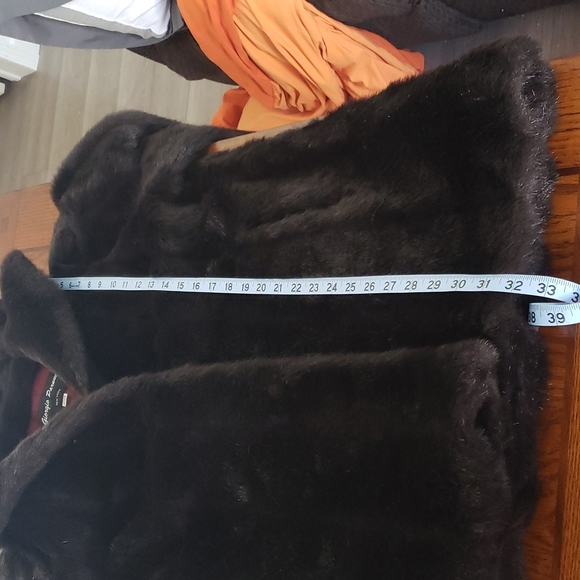 vintage Giorgio Parnucci faux fur coat sz 2x Made in USA - Picture 11 of 11